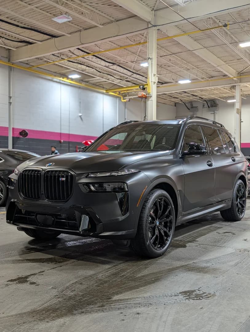 2026 BMW X7 M60i Full Vehicle Paint Protection Film Ceramic Pro Coatings and Window Tint