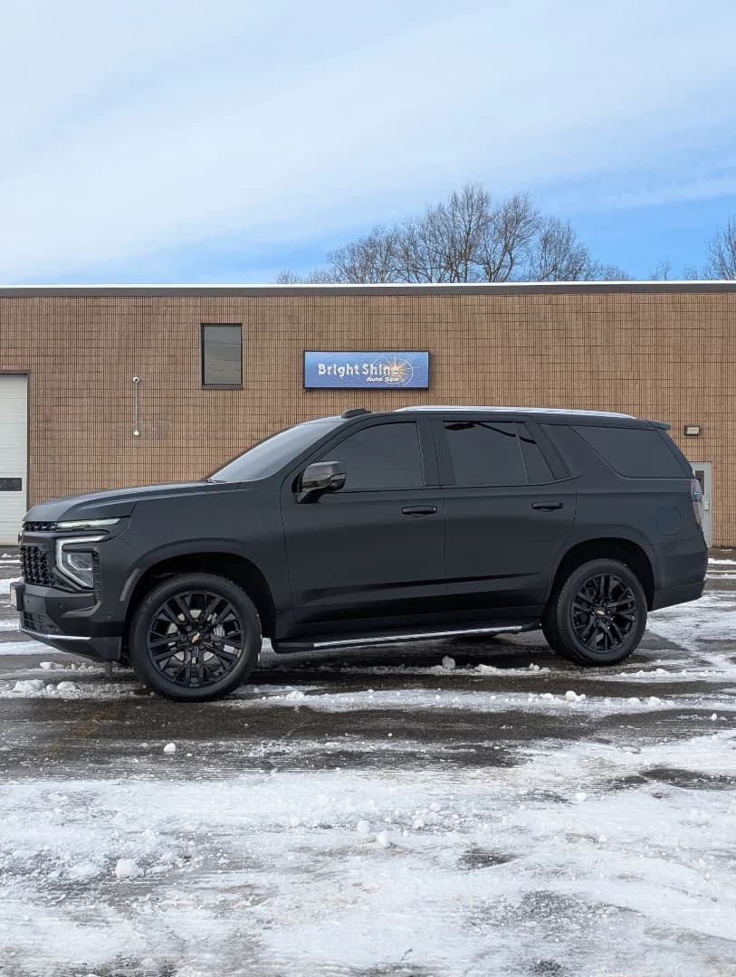 2026 Chevy Tahoe Full Vehicle Stealth Paint Protection Film and Ceramic Pro Coatings