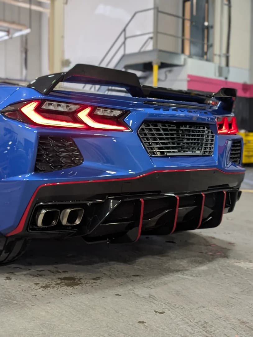 2020 Corvette Sting Ray Paint Protection Film and Window Tint and vinyl accent wrap