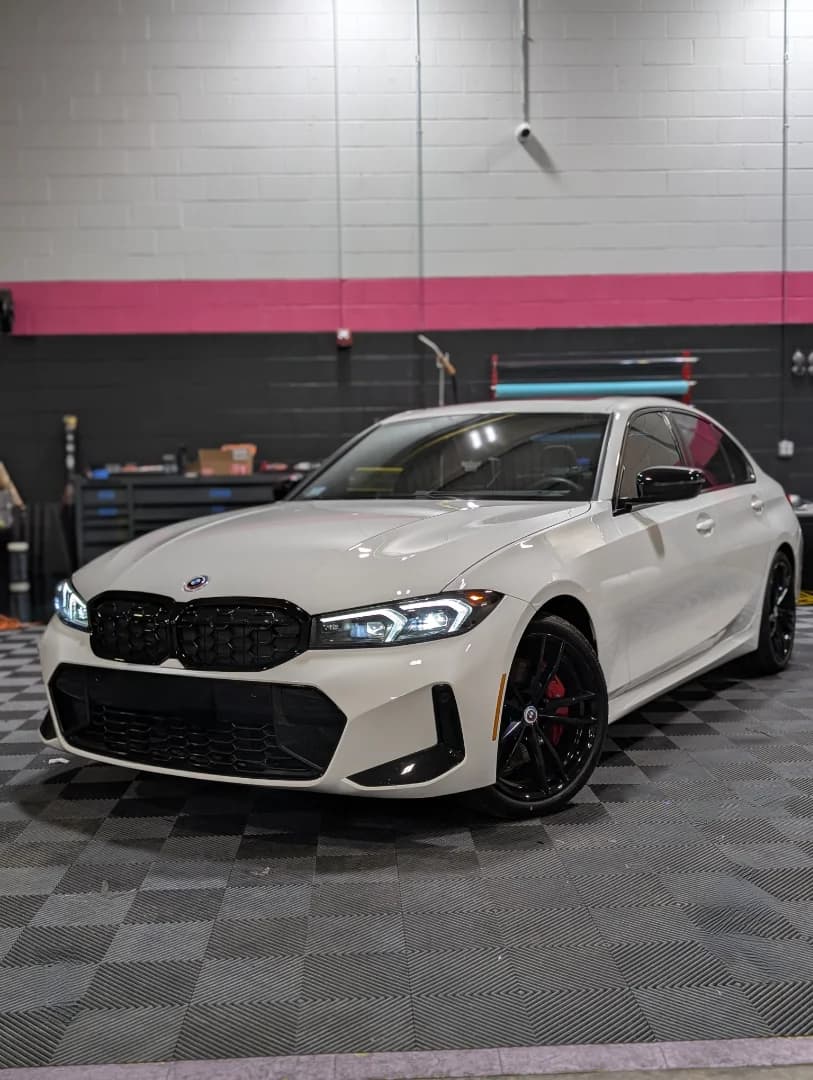 2023 BMW 330 Full Front Paint Protection Film and Ceramic Coating
