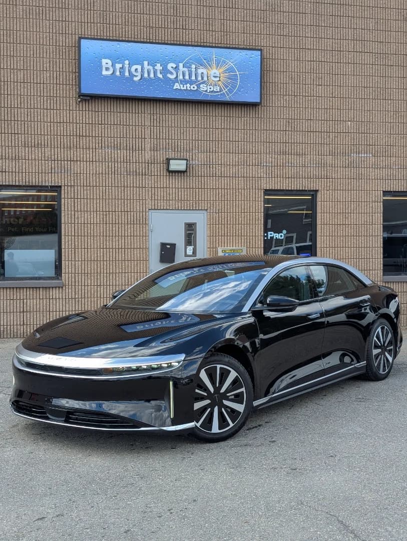 2025 Lucid Air Full Front Paint Protection Film and Ceramic Coating