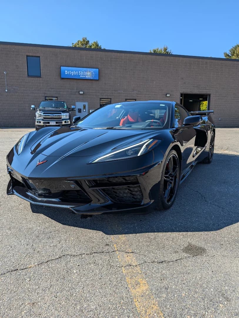 2023 Corvette Full Front Paint Protection Film and Ceramic Coating