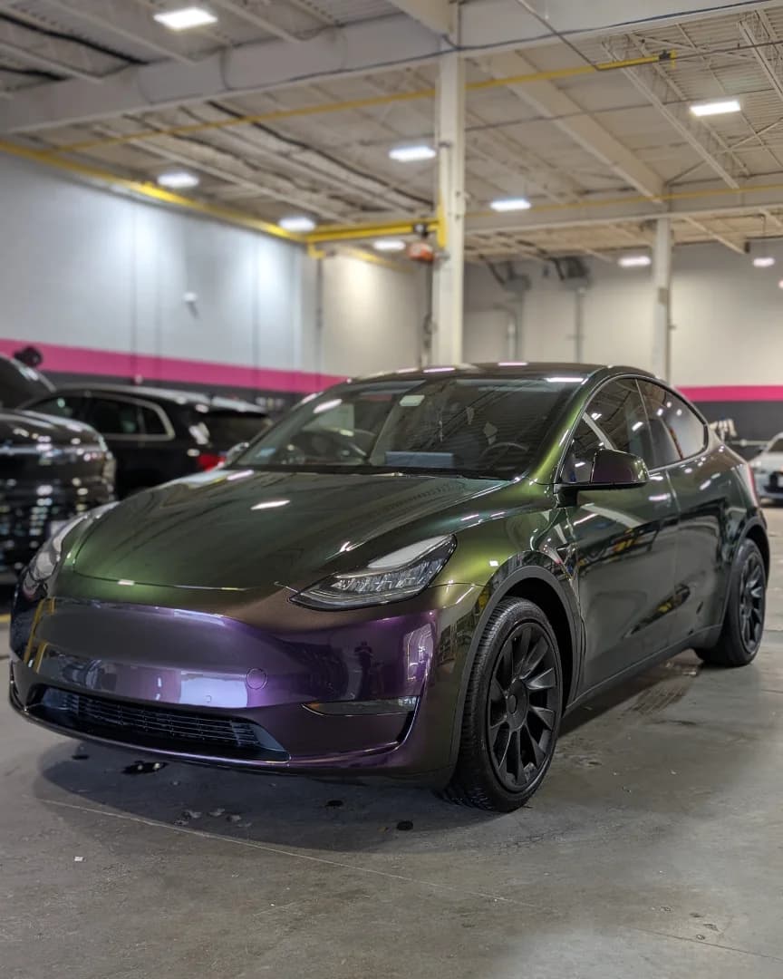 2021 Tesla Model Y Color Change PPF