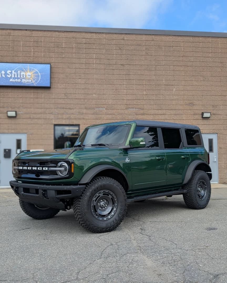 2024 Eruption Green Ford Bronco Ceramic Coating