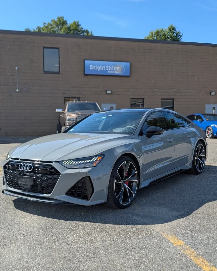 2022 Nardo Gray Audi RS7 Ceramic Pro Coating